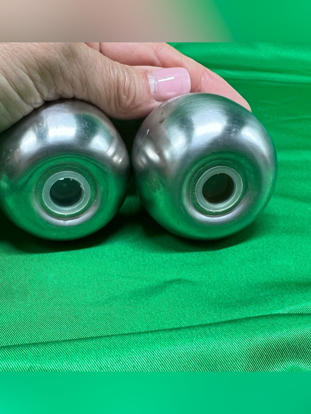Stainless Steel Salt & Pepper Shakers - Silver - Picture 6 of 7